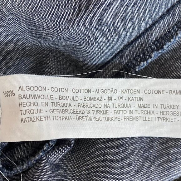 Zara Denim Couture chambray dress small - Picture 8 of 8